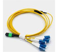 VJSUWI Cavo Patch in Fibra Ottica MPO-4DLC a 8 Core monomodale Tipo B, 1-20 Metri(3mtr)