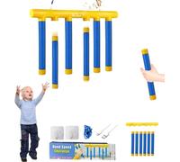 Vjyibpb Reflective Drop Stick Challenge Game, Catching Sticks Game, Reflex Challenge - Drop The Stick with Remote Control & 3 Adjustable Speed, Educational Toys for Kids-Blue