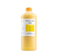 VJZYUTSW 1000 ml T08C1 Inchiostro di pigmento per uso compatibile con Enterprise Workforce AM-C5000A AM-C6000A AM-C4000A T08C1-T08C4 T08D1-T08D4(1L-Pigment Ink-Y)