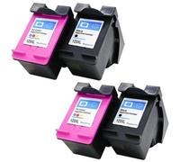 VJZYUTSW Cartuccia a inchiostro 123xl compatibile per 123 inchiostro stampante per deskjet 2620 2630 2632 2130 2132 2134 1110 1111 3630 3632 OfficeJet 3830(BK(2PC) COLOR(2PC))