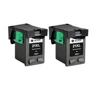 VJZYUTSW Cartuccia di inchiostro compatibile per 21 22 21xl 22xl per Deskjet 3915 3920 D1320 F2100 F2280 F4180(2BK)