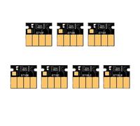 VJZYUTSW Cartuccia di inchiostro compatibile per 871C con chip a inchiostro usa e getta per lattice 370 375 stampanti versione europea 7 colori(1PCS Yellow)