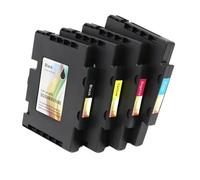 VJZYUTSW Cartuccia di inchiostro compatibile set per la saggrass SG500 SG1000 con inchiostro di sublimazione chip(1Set)