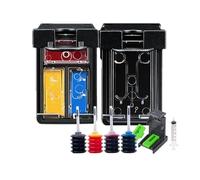 VJZYUTSW Cartuccia ricaricabile compatibile per 60 XL per Deskjet F2480 F2420 F4480 F4580 F4280 D2660 D2530 D2560 e Photosmart C4680(1 set with 30ml ink)