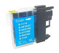 VJZYUTSW LC38 LC39 LC61 LC65 LC980 LC985 LC990 LC1100 Cartuccia a inchiostro Compatibile con DCP-J125 185C 195C J315W DCP-145C 185C 385C 535 Stampante(C 1PC)