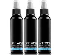VK Face Wash for Men | Fight Acne & Pimples, Brighten Skin, Clears Dirt, Oil Control, Refreshing Feel - Multi-Action Formula (3x100 ml)