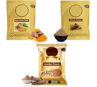 VK kasturi haldi Powder,Wild Turmeric Powder,kasturi manjal-50g,Chandan Powder,Sandalwood powder-50g,mulethi Powder,Licorice Powder,Licorice Root Powder,Yashtimadhu Powder-50g