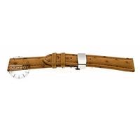 VK von Buran01. com Watch Strap orologio bracciale fibbia Butterfly - Vera Strauss - Marrone Chiaro 24 mm