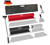 VKE Spatola per Stucco Kit 8 Pezzi, Spatole per Stucco Kit con Prolunga 2,1 Metri, Spatola Stucco Kit con 3 Lame Sostituibili(250/400/600 mm), Include Spatola Multiuso VKE Kit Coltelli da rivestimento