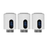 Vkechh Termostato per radiatore, 2,4 GHz, Wi-Fi, senza hub, bianco
