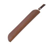 VKEID Astuccio In Pelle Custodia protettiva for stilo con custodia for penna in pelle mini retrò semplice (Color : Brown, Size : 19.5x3cm)