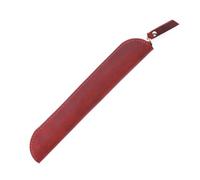 VKEID Astuccio In Pelle Custodia protettiva for stilo con custodia for penna in pelle mini retrò semplice (Color : Wine red, Size : 19.5x3cm)