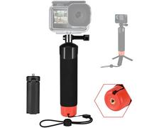 Vkesen Impugnatura galleggiante + Mini Treppiede (Kit di accessori per Immersioni), Bastone Galleggiante Compatibile con GoPro Hero 13/12/11/10/9, DJI Osmo Action e altre Action Camera