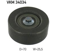 VKM 34034 SKF Galoppino/Guidacinghia, Cinghia Poly-V per FORD,MAZDA