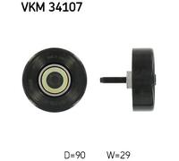 VKM 34107 SKF Galoppino/Guidacinghia, Cinghia Poly-V per FORD,SAAB