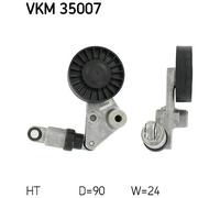 VKM 35007 SKF Rullo tenditore, Cinghia Poly-V per CHEVROLET,OPEL,SAAB,VAUXHALL
