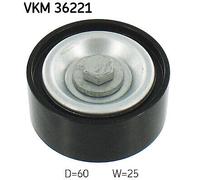 VKM 36221 SKF Galoppino/Guidacinghia, Cinghia Poly-V per DACIA,LADA,RENAULT