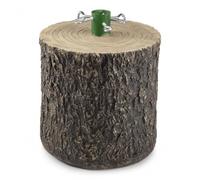 VKZ Base per Albero di Natale 32x24x36 cm, Base Albero di Natale Effetto Tronco, Supporto per Albero di Natale Decorativo, Confezione da 1