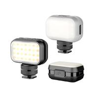 VL28 6500K Ultra Mini Luce video a LED ricaricabile Luce Vlog regolabile for Selfie Live Luce di ricarica di tipo C Per la fotografia in studio