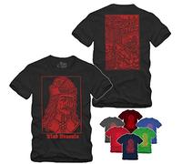 Vlad Dracula - Maglietta a maniche corte, motivo: Vampire The Impaler Der Pfäler Transsilvania Occa Nero XXL