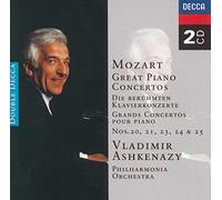 Wolfgang Amadeus Moz Mozart: Great Piano Concertos: Nos 20, 21, 23, 24 and (CD)