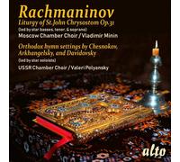Vladimir Minin Rachmaninov: Liturgy of St.John Chrysostom, Op.31 (CD)