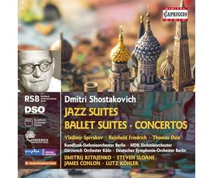 Vladimir Spivakov; Reinhold Friedrich; Thomas Duis; Rundfunk-Sinfonieorchester Berlin; MDR Sinfonieorchester; Gurzenich Orchester Koln; Deutsches Symphonie-Orchester Berlin; Dmitrij Kitajenko; Steven Sloane; James Conlon; Lutz Kohler - Dmitri Shostakovich: Jazz Suites; Ballet Suites; Concertos