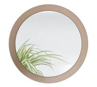 Vladon Specchio Globe 50 cm, Specchio da Parete Rotondo Decorativo per Corridoio e Soggiorno con Cornice in MDF in Ottica Bronzo
