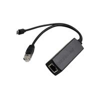 VLALAMNO Splitter Gigabit Poe da 48 V a 5 V 12 V Micro USB/Tipo C/CC 10/100/1000 Mbps Power Over Ethernet (Size : 5.5x2.1mm 12V 2A, Color : 100Mbps)