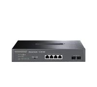 VLALAMNO Switch Ethernet 2.5G a 4 Porte Switch di Rete 2.5Gbe con hub di Rete 10G SFP+ Uplink Splitter Internet TL-SH1206 (Color : UK Adapter)