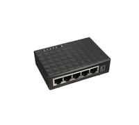 VLALAMNO Switch Ethernet Gigabit da 5/8 Porte 1000Mbps Hub RJ45 ad Alte Prestazioni Splitter Internet Switch di Rete Ethernet Smart Switch (Color : Black 5ports)