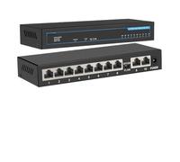 VLALAMNO Switch Gigabit da 1 pz 10 Porte Switch Ethernet 1000Mbps Switch Veloce di Rete Gigabit (Color : 1010G)