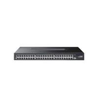 VLALAMNO Switch Gigabit Ethernet a 48 Porte Hub di Rete 1000M Splitter Internet Plug And Play Montaggio su Rack MDI/MDIX Automatico TL-SG1048 (Color : EU Adapter)