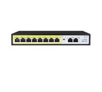 VLALAMNO Switch Poe 48V a 8 Porte Alimentatore Esterno 100M 90W Adatto for telecamere di Rete