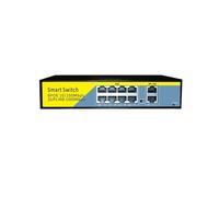 VLALAMNO Switch Poe 6 10 Switch Ethernet 11 Porte 100Mbps Switch di Rete Veloce Vlan (Color : 1010GB)