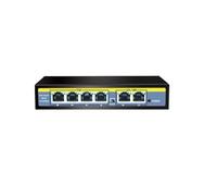 VLALAMNO Switch Poe 6 10 Switch Ethernet 11 Porte 100Mbps Switch di Rete Veloce Vlan (Color : X1006B)