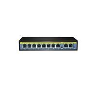 VLALAMNO Switch Poe 6 10 Switch Ethernet 11 Porte 100Mbps Switch di Rete Veloce Vlan (Color : X1010B)