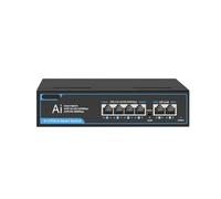 VLALAMNO Switch Poe Gigabit 1000Mbps Ethernet Switch Gigabit Veloce e Intelligente Plug And Play 5 8 6 Switch a 10 Porte (Color : 04G20GB)
