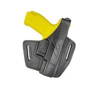 VlaMiTex B5 Fondina per Pistola Canik TP9, 4 Pollici, per Cintura, in Pelle