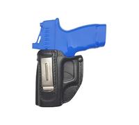 VlaMiTex Fondina per Glock 43 / sig Sauer P365 / Springfield Hellcat, per Cintura, in Pelle (IWB 2Li - Left)