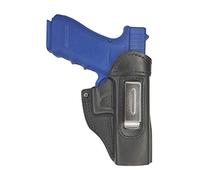 VlaMiTex IWB Fondina in Pelle per Glock 17 19 22 23 25 26 27 31 32 33 34 37 (IWB 4 - Mod. 17/22 / 31)
