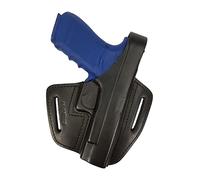 VlaMiTex OWB Fondiba in Pelle per Glock 17 19 22 23 31 32 33 34 35 (B37 - Mod. 17/22 / 31)