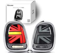 VLAND Fanale posteriore Montaggio Adatto per BMW Mini Cooper F55 F56 Hatch F57 convertible 2014-2021,Fumoso