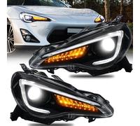 VLAND Fari anteriori DRL Compatibili con la lampada frontale full LED GT 86 2012-2020 / SUBUARU BRZ 2013-2020.Kit di conversione lampadina D2H (non incluso) per fascio HI/LO.