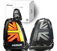 VLAND Fari posteriorii per Mini Cooper R56-R59 2007-2013 Luci posteriori Gruppo lampada con indicatore sequenziale e luci di benvenuto (Chiaro)
