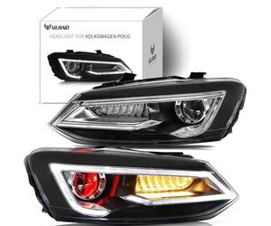 VLAND Faro adatto per Polo MK5 6R 6C 2009-2017 (non adatto per Polo GTI/1.2 TSI/R), Devil's Eye