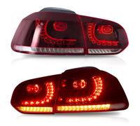 VLAND LED Fari Posteriori per Golf6 MK6 GTD R TSI 2008-2013 indicatore sequenziale(rosso e chiaro)