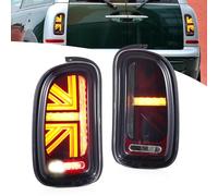 VLAND Union Jack Luci Posteriori LED per Mini Clubman R55 Cooper, Cooper S, JCW 2007-2013, Lato conducente e passeggero - Lente Fumo