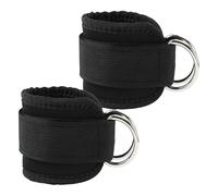 Vlecexs 2 Pezzi Cavigliere Cavi Palestra, Cavigliere Pulegge Gym, Ankle Strap per Allenamento delle Gambe per Uomo Donna