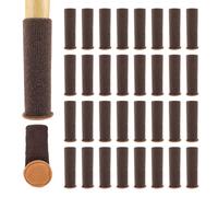 Vlecexs 32 Pezzi Gommini per Sedie, Calzini Sedie Mobili, Tappi Sedie, Proteggi Gambe per Mobili per Proteggere i Pavimenti da Graffi e Rumori (Marrone)